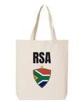 South Africa Soccer Tote Bag 2026 — National Crest Badge | NYC Factory