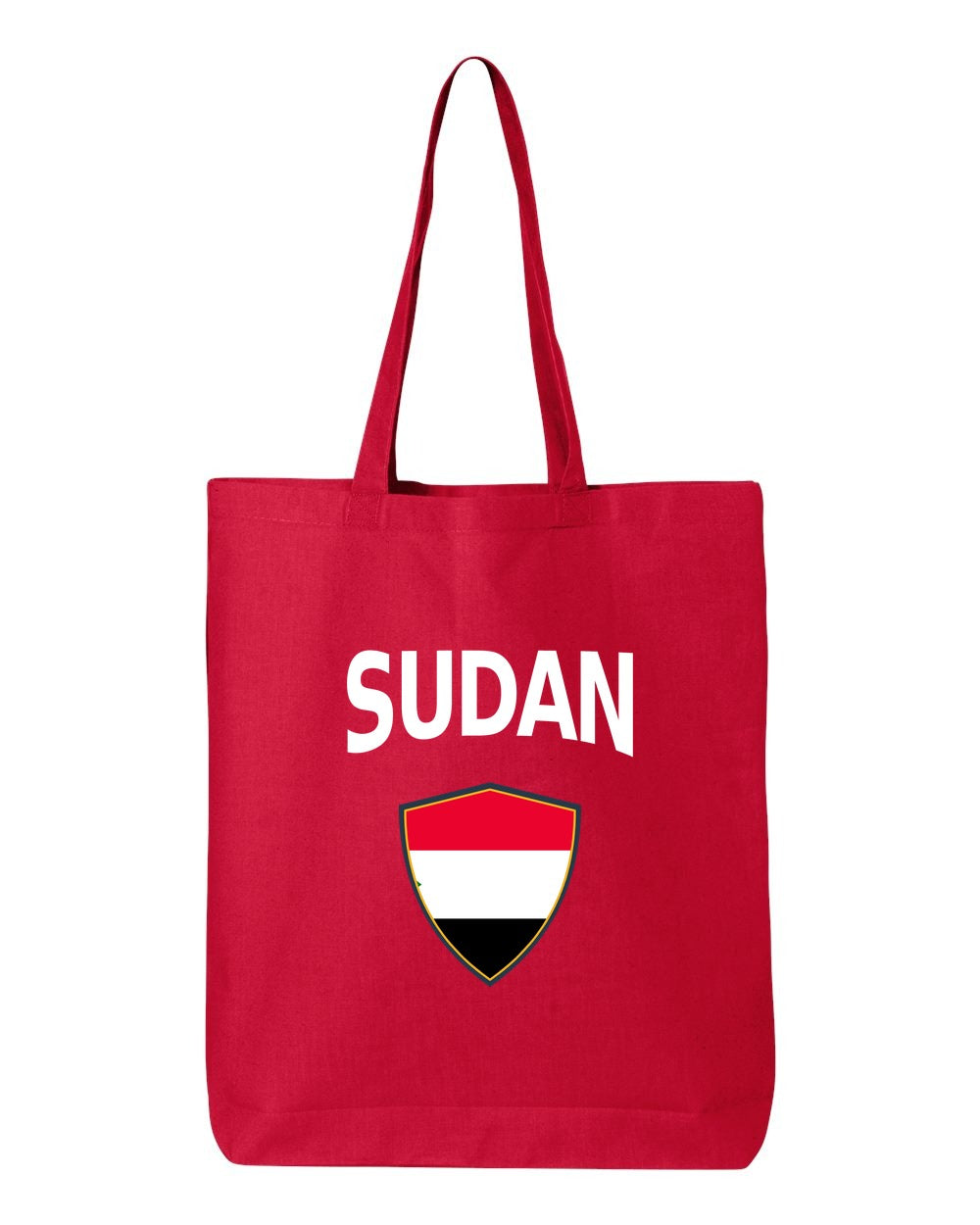 Sudan Soccer Tote Bag — Arched National Crest | NYC Factory