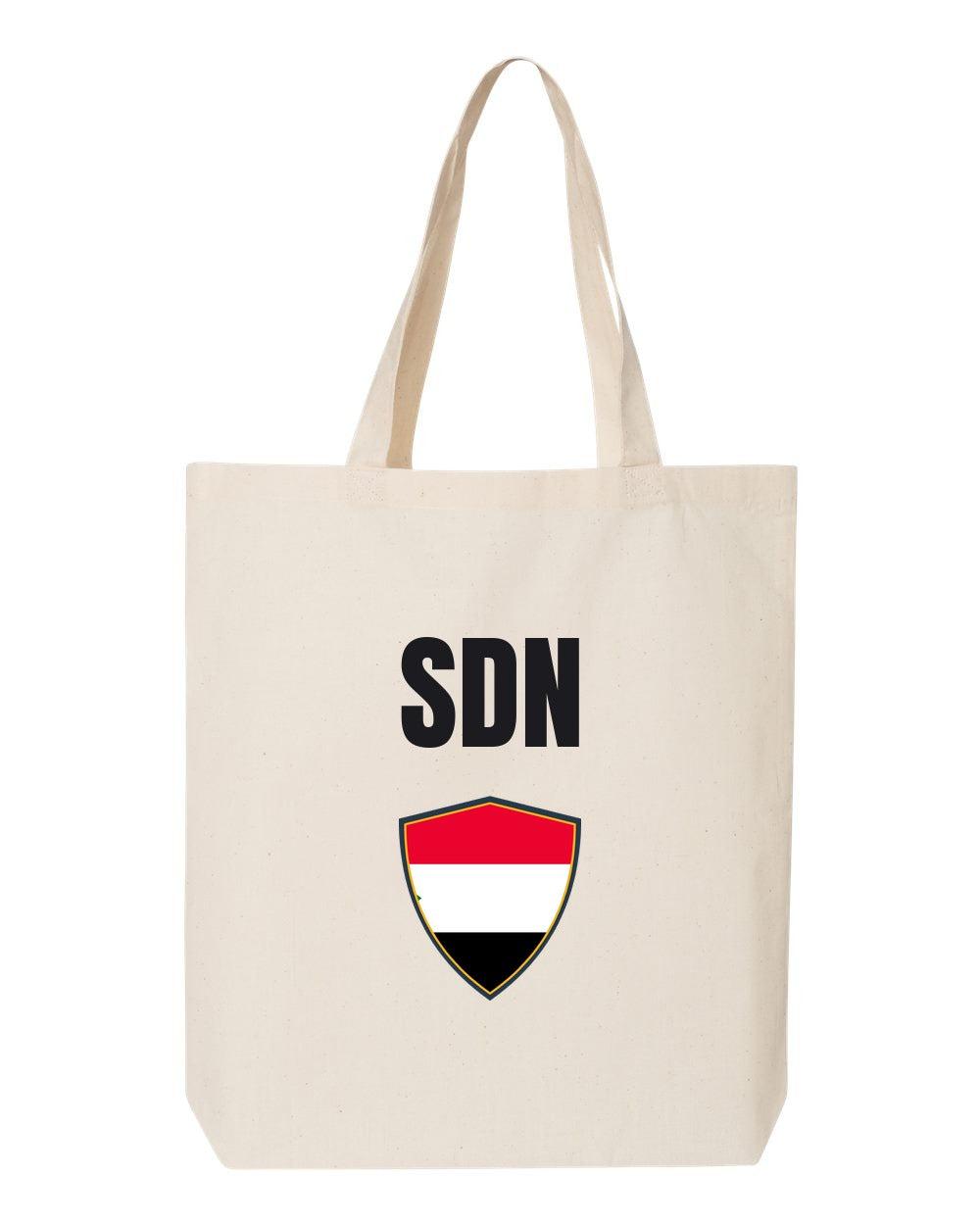 Sudan Soccer Tote Bag — National Crest Badge | NYC Factory