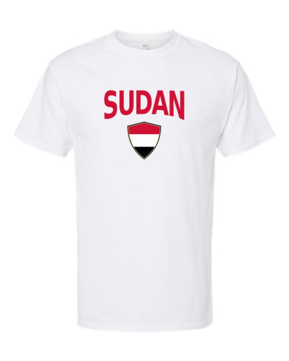 Sudan Arched Crest Soccer Tee — NYC Factory