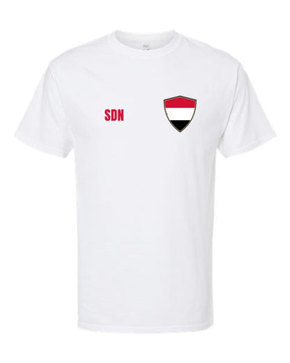 Sudan Soccer Tee — Retro National Crest | NYC Factory