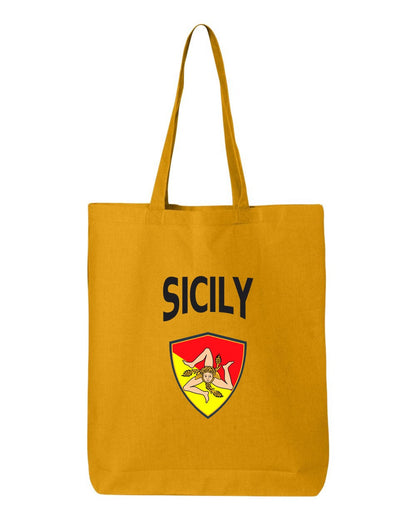 Sicily Soccer Tote Bag — Arched National Crest | NYC Factory