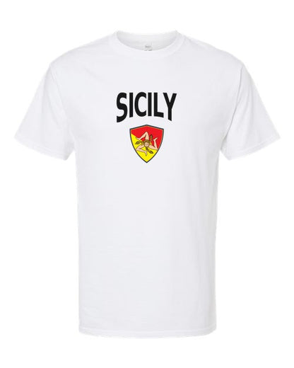 Sicily Arched Crest Soccer Tee — NYC Factory