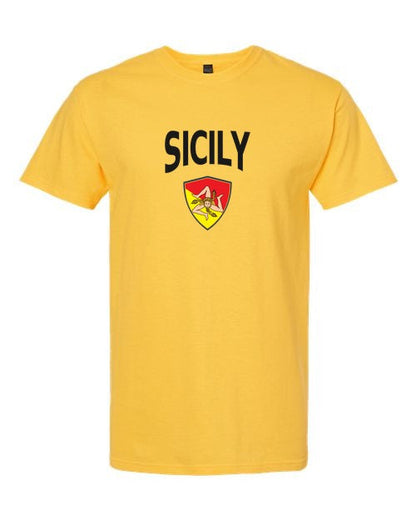 Sicily Arched Crest Soccer Tee — NYC Factory