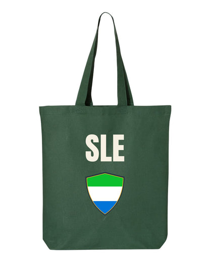 Sierra Leone Soccer Tote Bag — National Crest Badge | NYC Factory