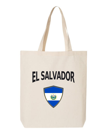 El Salvador Soccer Tote Bag — Arched National Crest | NYC Factory