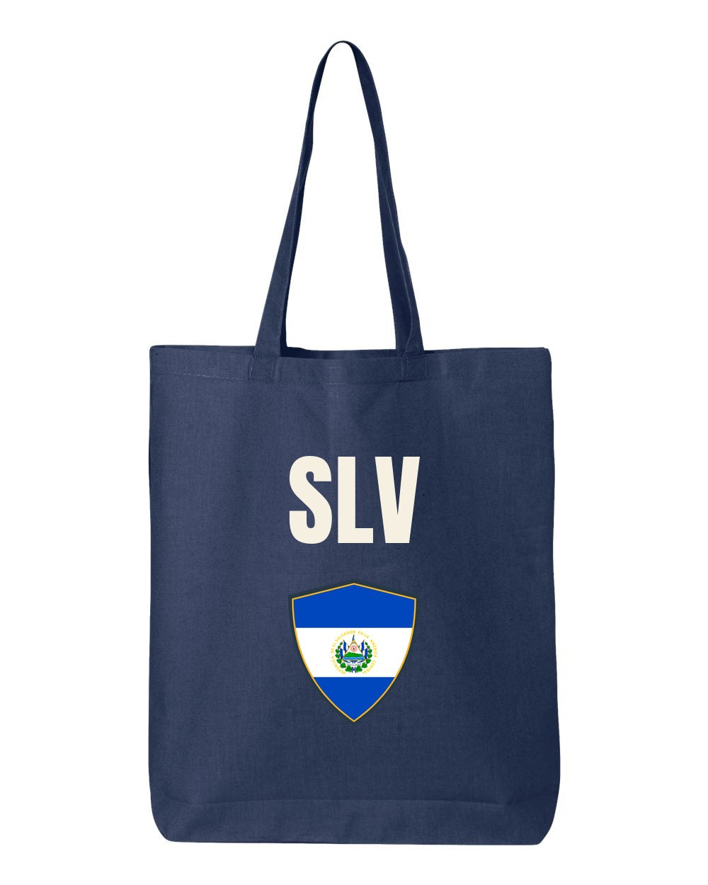 El Salvador Soccer Tote Bag — National Crest Badge | NYC Factory