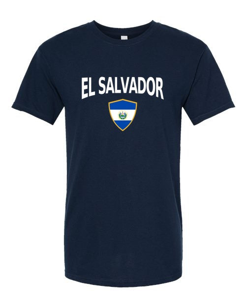 El Salvador Arched Crest Soccer Tee — NYC Factory