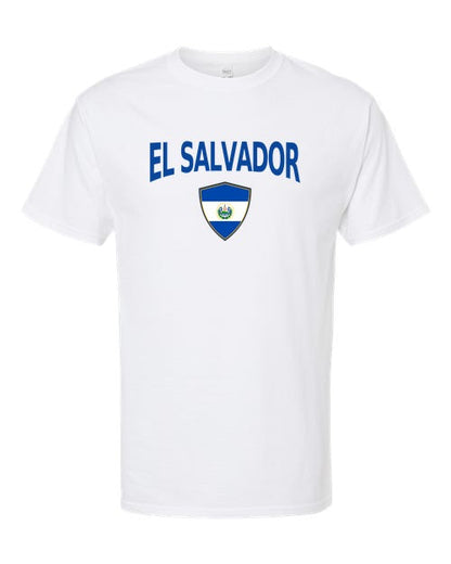 El Salvador Arched Crest Soccer Tee — NYC Factory