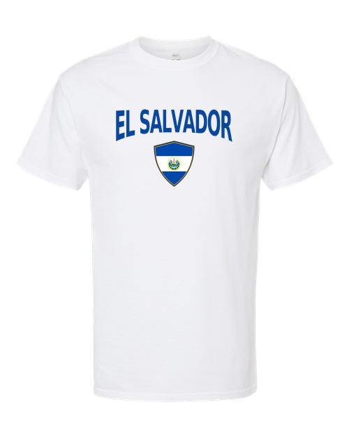 El Salvador Arched Crest Soccer Tee — NYC Factory