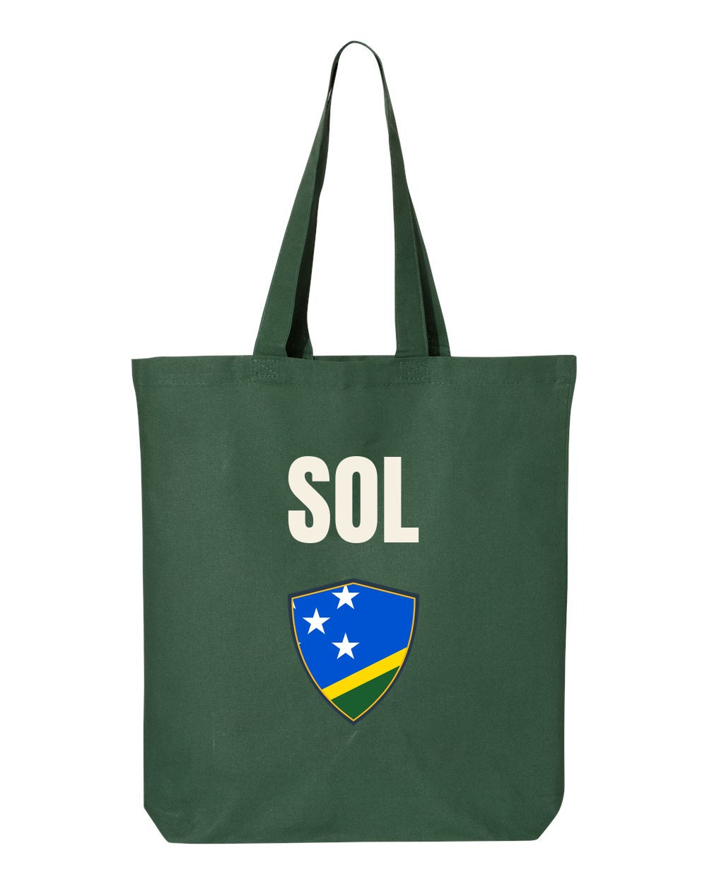 Solomon Islands Soccer Tote Bag — National Crest Badge | NYC Factory