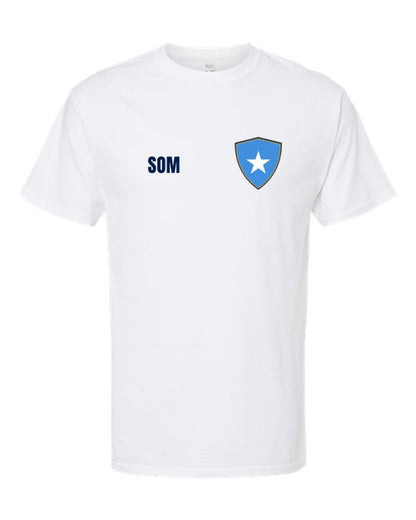 Somalia Soccer Tee — Retro National Crest | NYC Factory