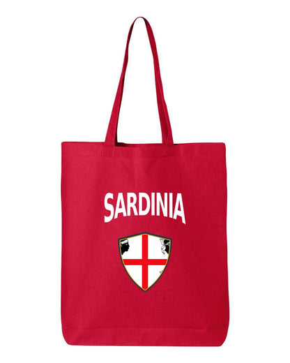 Sardinia Soccer Tote Bag — Arched National Crest | NYC Factory