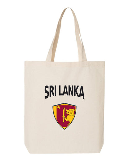 Sri Lanka Soccer Tote Bag — Arched National Crest | NYC Factory