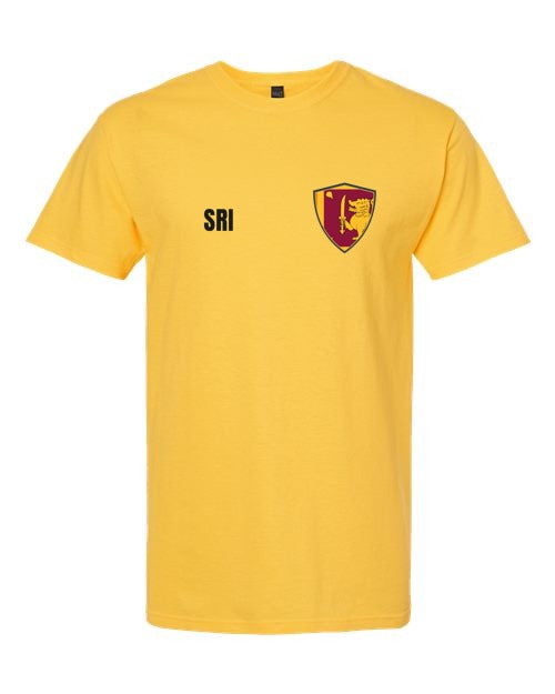Sri Lanka Soccer Tee — Retro National Crest | NYC Factory