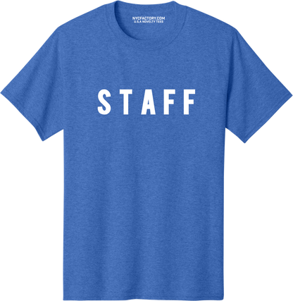 Professional Men’s Staff Tee | Double-Sided High-Visibility Print