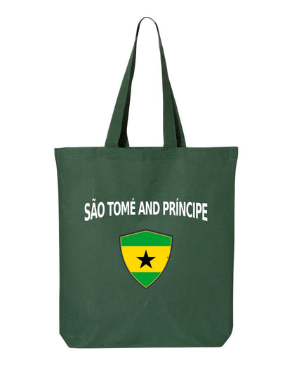 São Tomé And Príncipe Soccer Tote Bag — Arched National Crest | NYC Factory