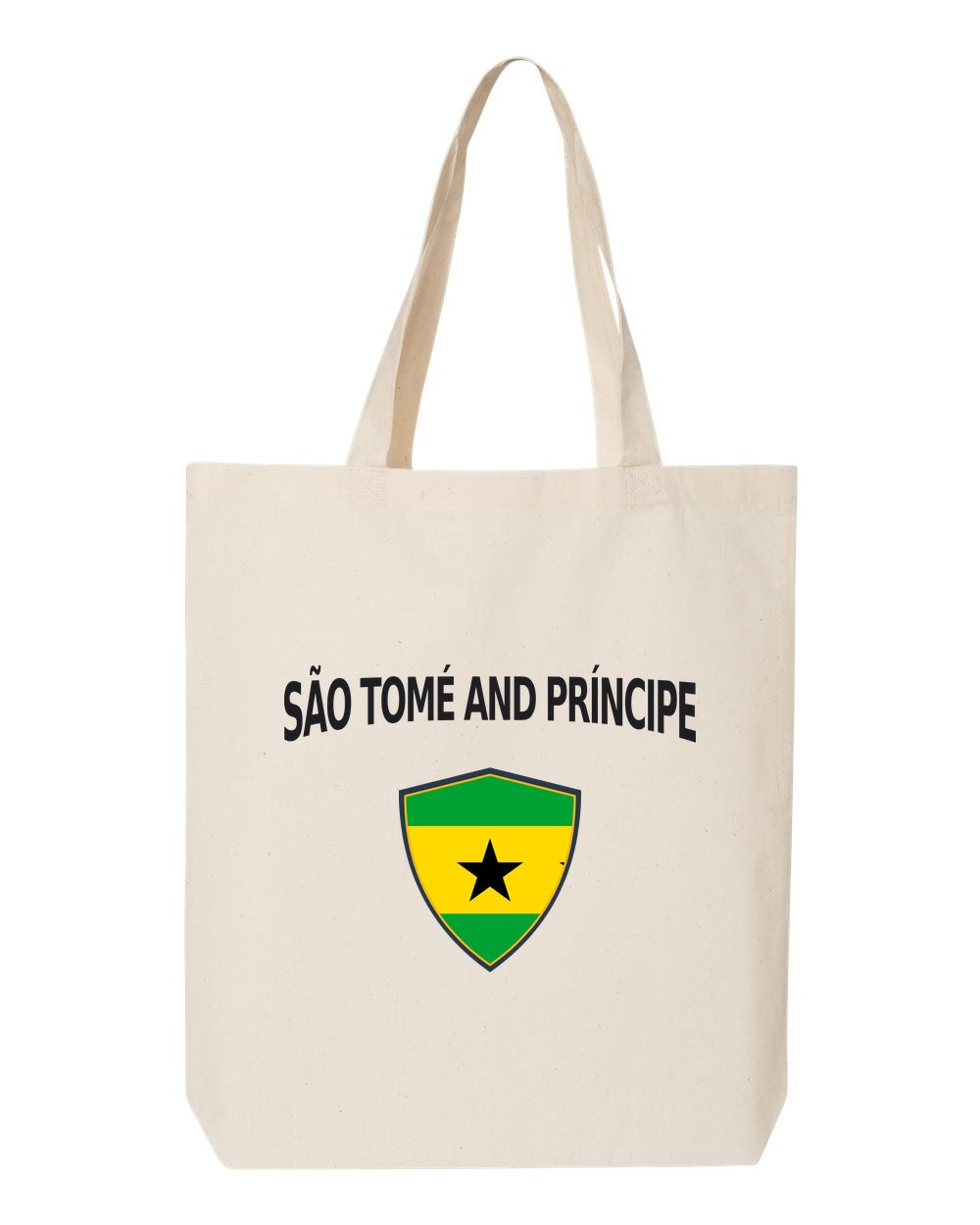 São Tomé And Príncipe Soccer Tote Bag — Arched National Crest | NYC Factory