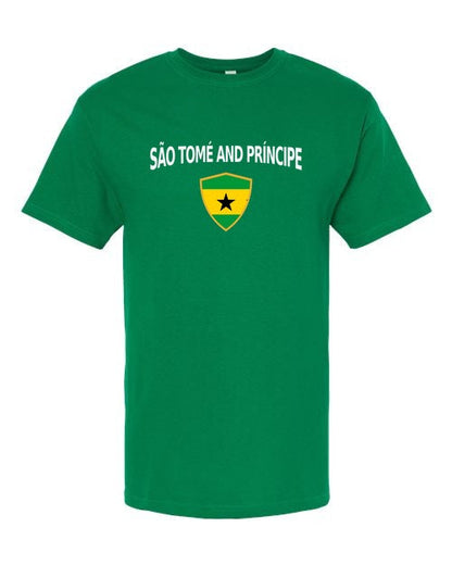São Tomé And Príncipe Arched Crest Soccer Tee — NYC Factory