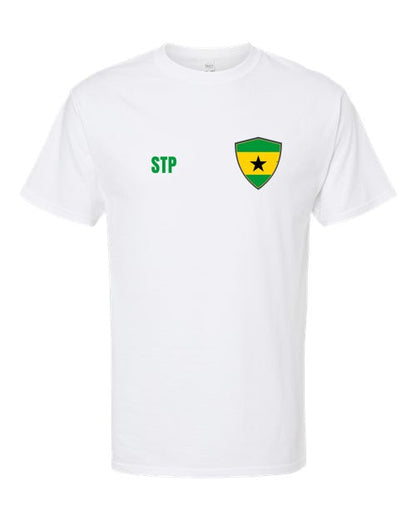 São Tomé And Príncipe Soccer Tee — Retro National Crest | NYC Factory