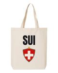 Switzerland Soccer Tote Bag 2026 — National Crest Badge | NYC Factory