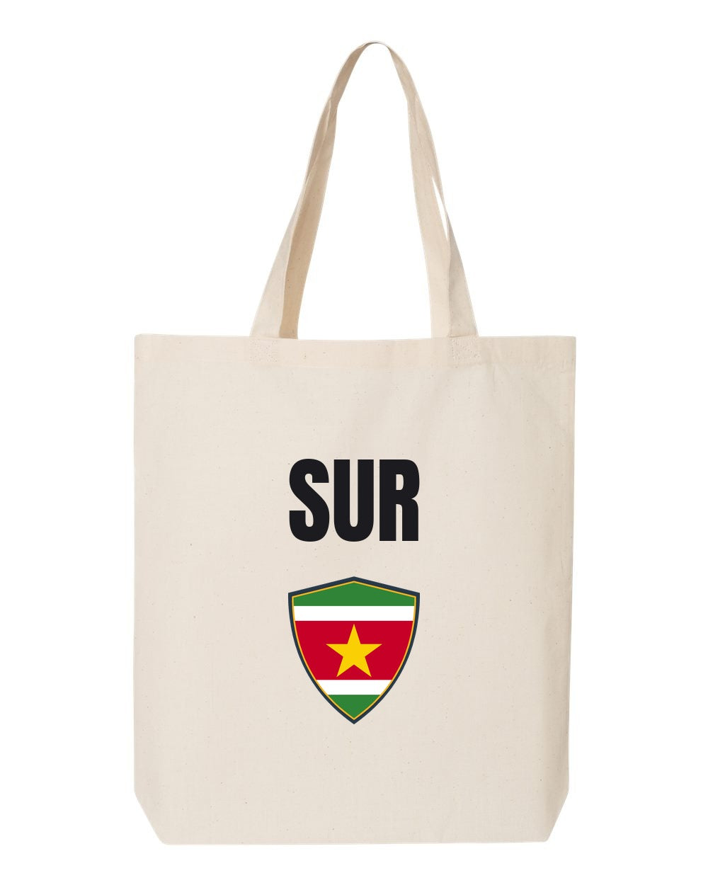 Suriname Soccer Tote Bag — National Crest Badge | NYC Factory