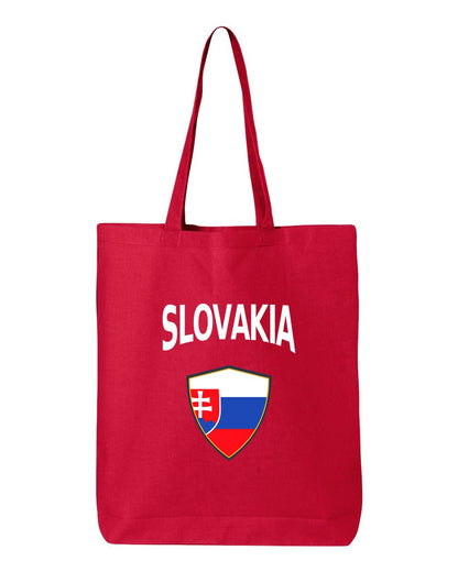 Slovakia Soccer Tote Bag — Arched National Crest | NYC Factory