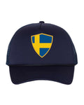 Sweden Soccer Trucker Cap 2026 — Retro National Crest | NYC Factory