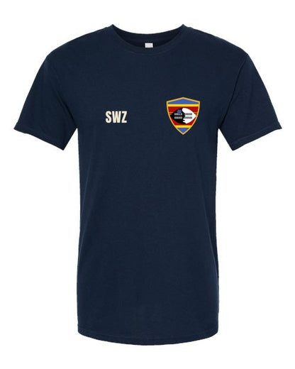 Eswatini Soccer Tee — Retro National Crest | NYC Factory