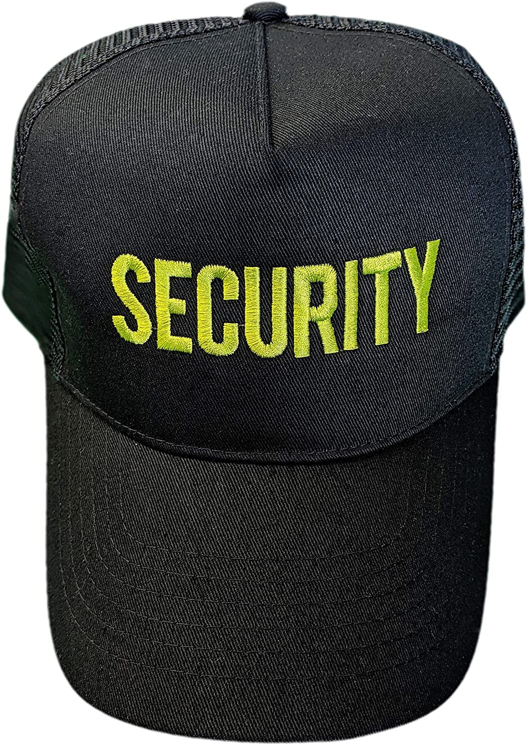 Security Baseball Trucker Hat (Black/Neon)