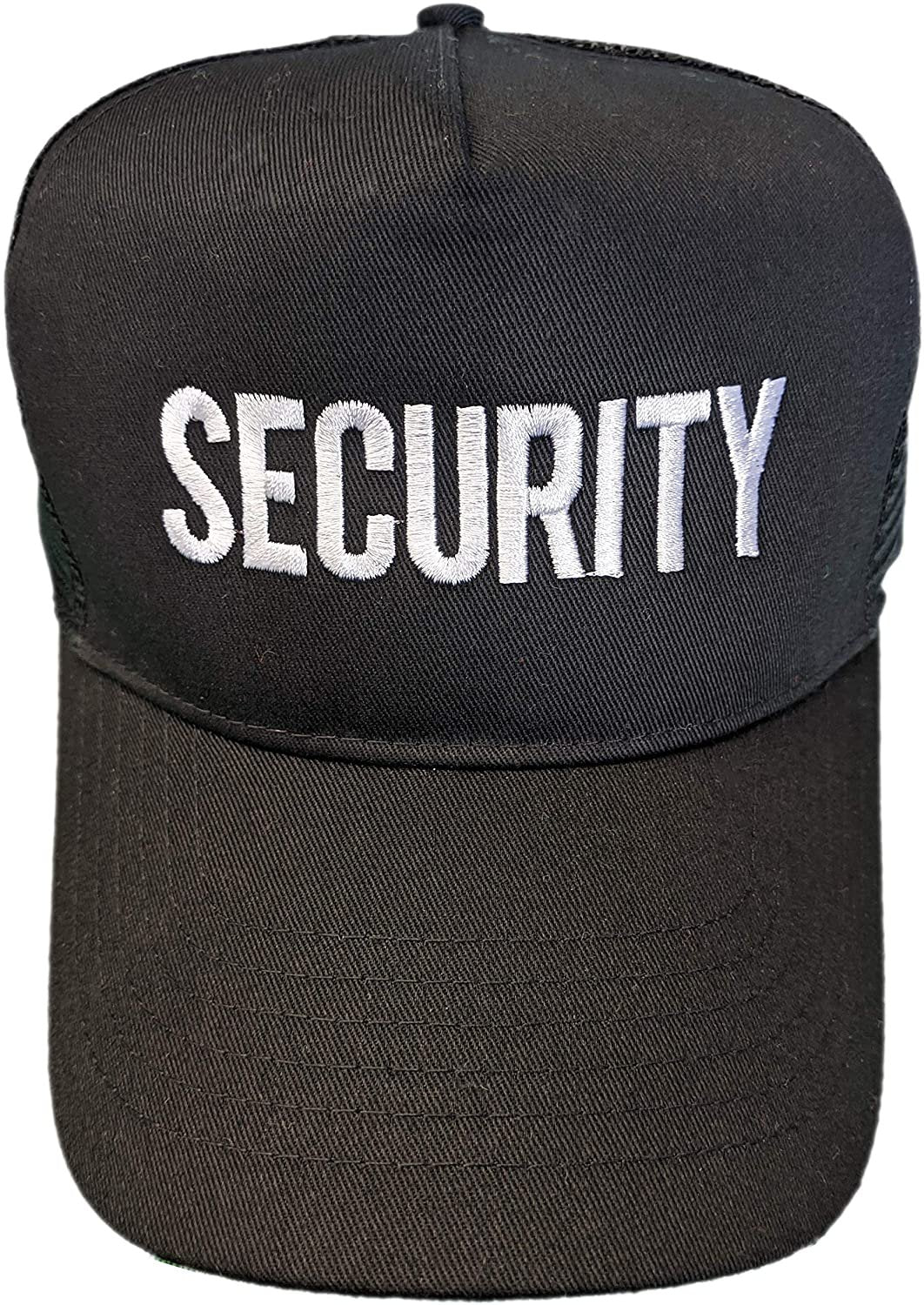 Security Baseball Trucker Hat (Black/White)