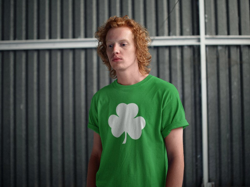 Shamrock T-Shirt Unisex St Patricks Day Tee Mens Ireland Tee Shirt