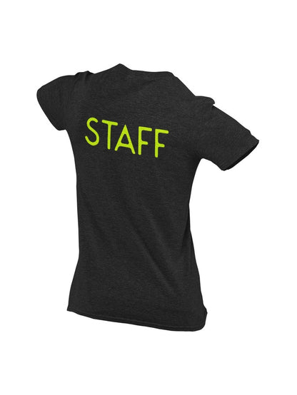 Staff T-Shirt Screen Printed Tee Printed Front & Back Staff Event Shirt