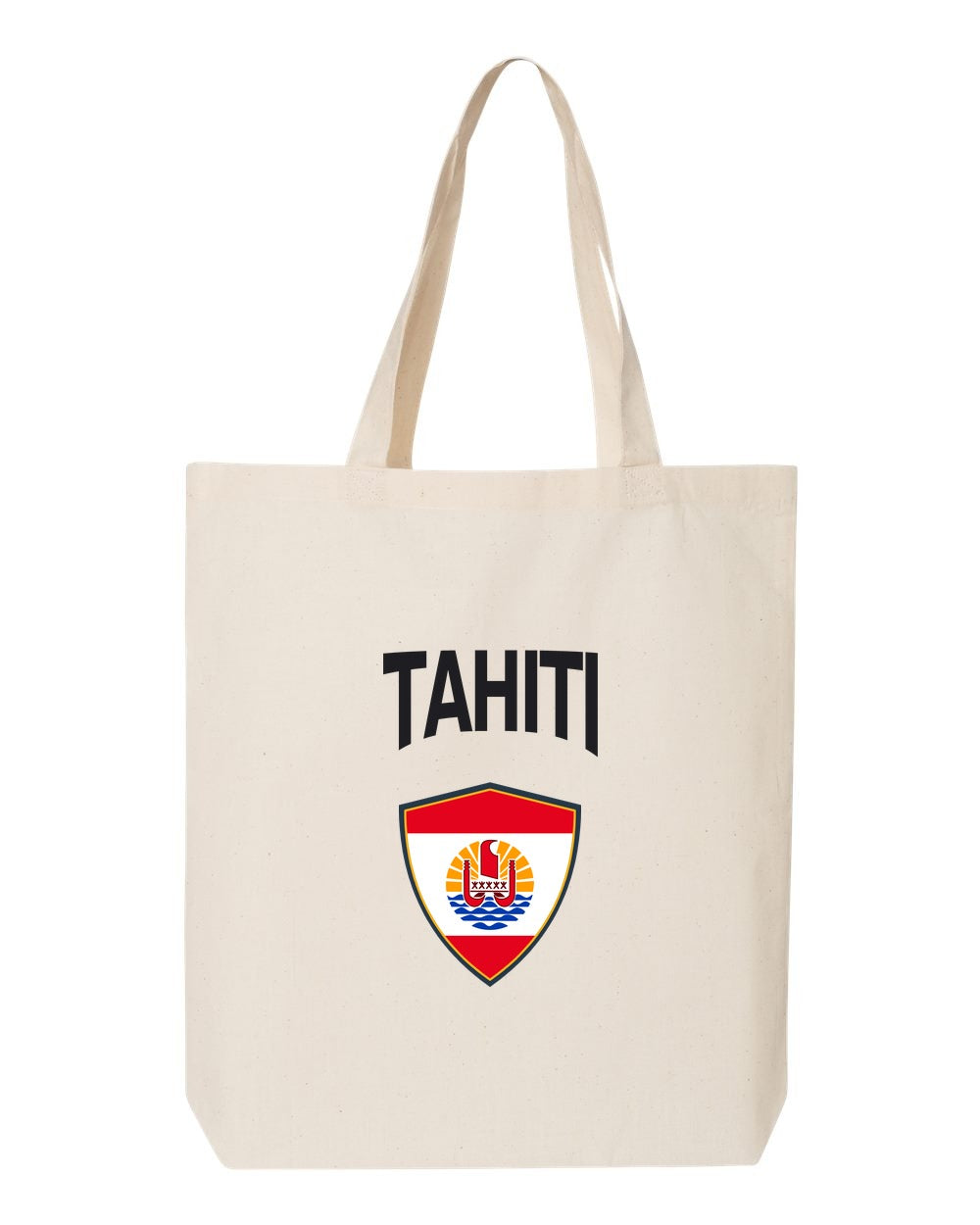 Tahiti Soccer Tote Bag — Arched National Crest | NYC Factory