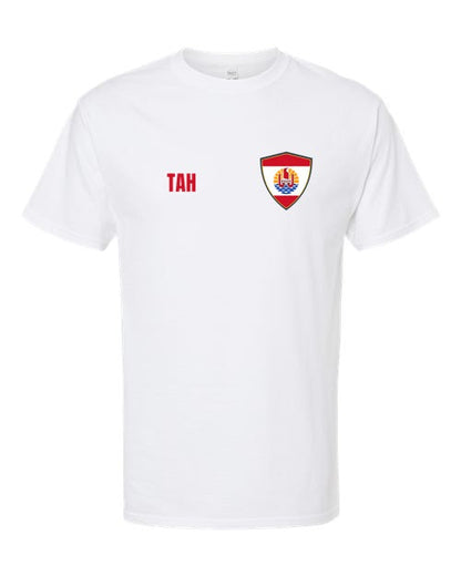Tahiti Soccer Tee — Retro National Crest | NYC Factory