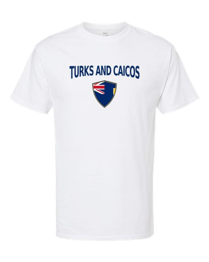 Turks And Caicos Arched Crest Soccer Tee — NYC Factory