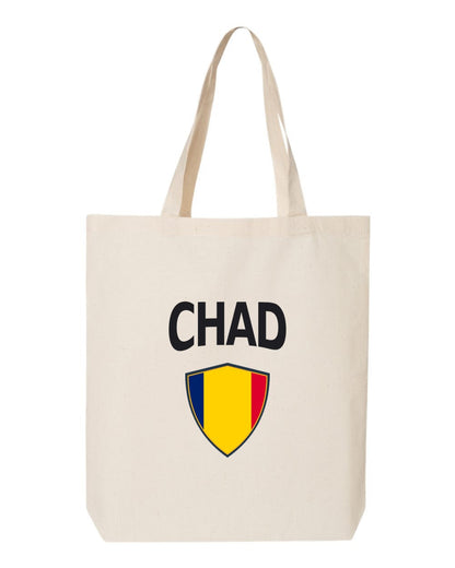 Chad Soccer Tote Bag — Arched National Crest | NYC Factory