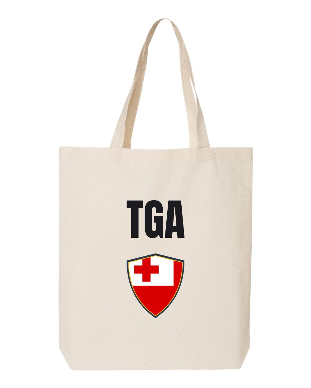 Tonga Soccer Tote Bag — National Crest Badge | NYC Factory
