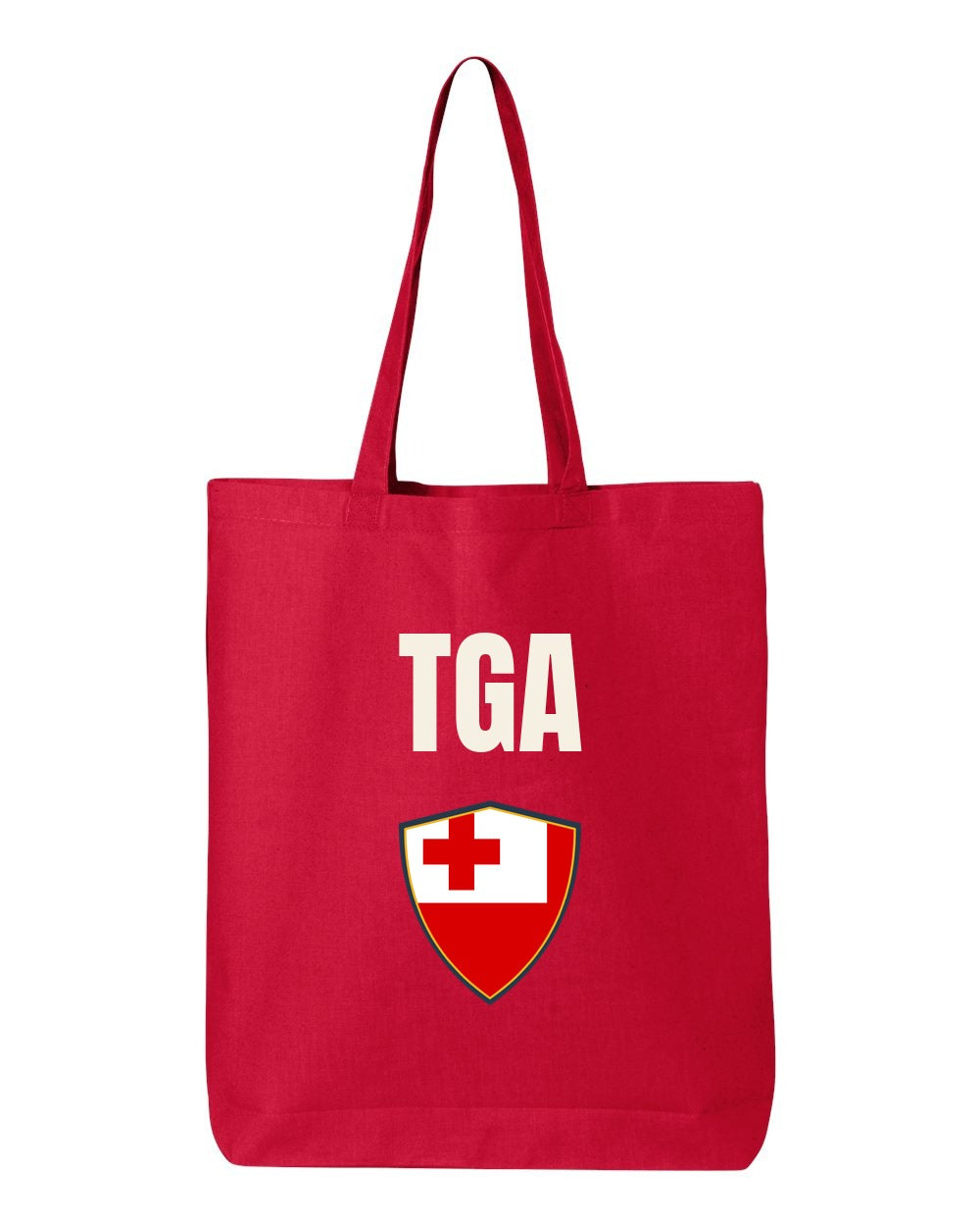 Tonga Soccer Tote Bag — National Crest Badge | NYC Factory