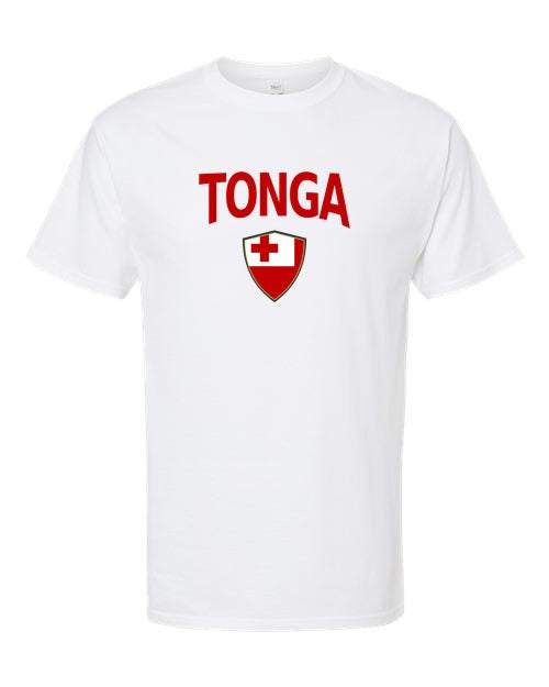Tonga Arched Crest Soccer Tee — NYC Factory
