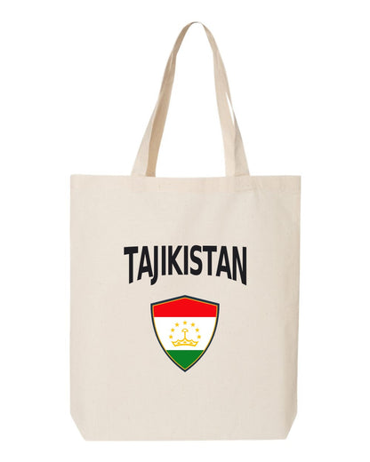 Tajikistan Soccer Tote Bag — Arched National Crest | NYC Factory