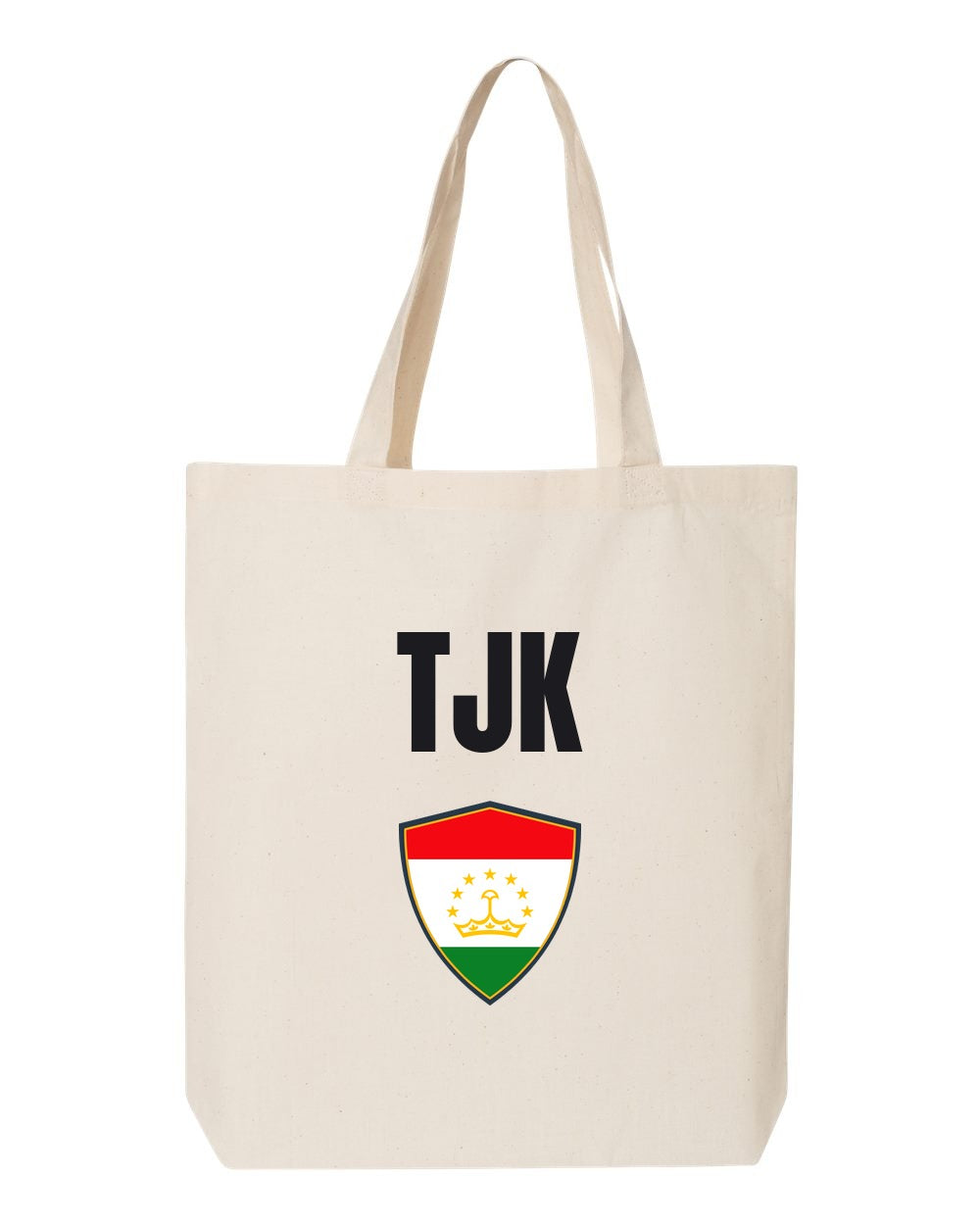 Tajikistan Soccer Tote Bag — National Crest Badge | NYC Factory