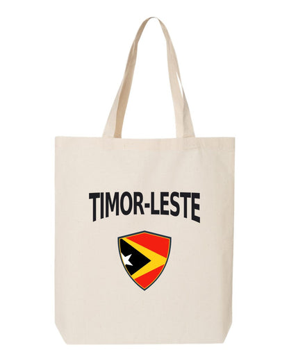 Timor-Leste Soccer Tote Bag — Arched National Crest | NYC Factory