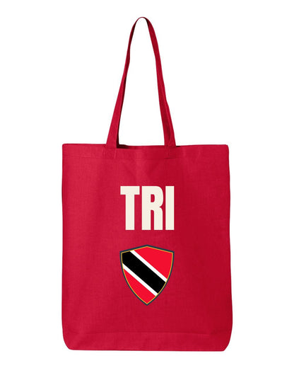 Trinidad And Tobago Soccer Tote Bag — National Crest Badge | NYC Factory