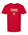 Tunisia 2026 Soccer Arched Crest Plain Tee -- NYC Factory