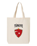 Turkey Soccer Tote Bag 2026 — Arched National Crest | NYC Factory