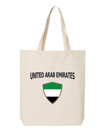 United Arab Emirates Soccer Tote Bag — Arched National Crest | NYC Factory