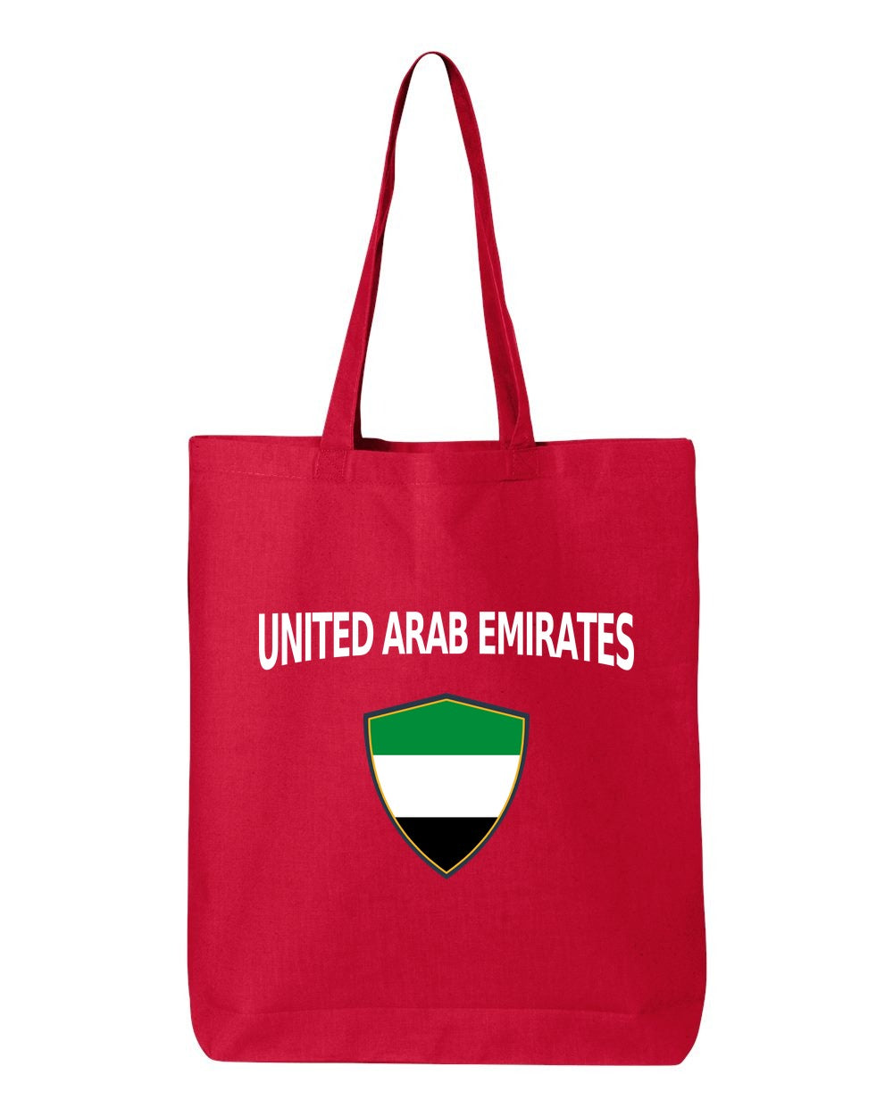United Arab Emirates Soccer Tote Bag — Arched National Crest | NYC Factory