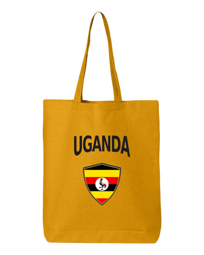 Uganda Soccer Tote Bag — Arched National Crest | NYC Factory