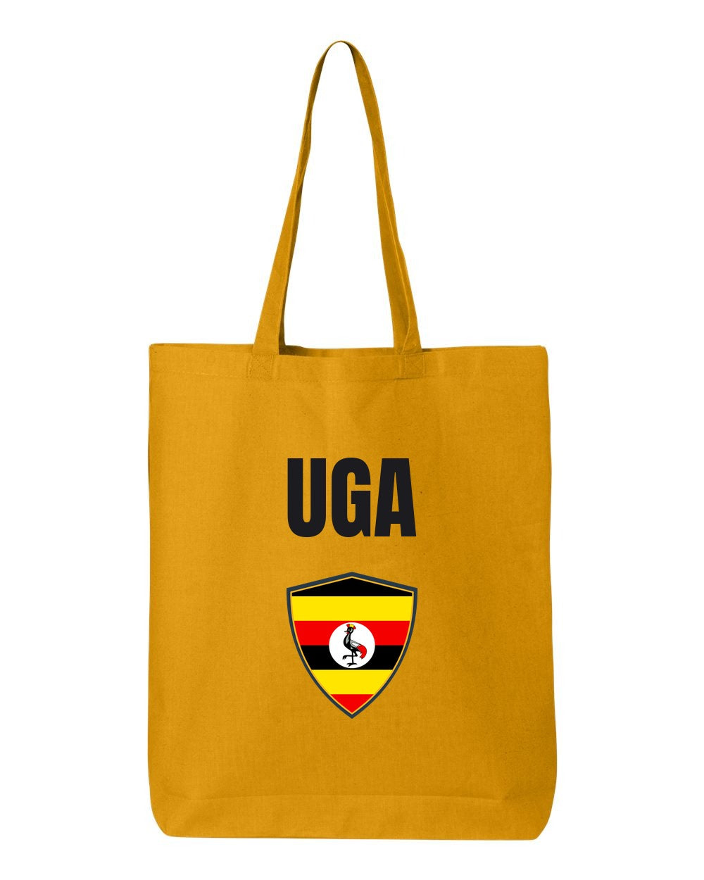 Uganda Soccer Tote Bag — National Crest Badge | NYC Factory